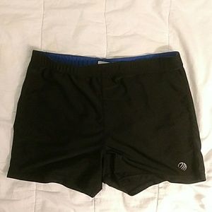 Black gym shorts